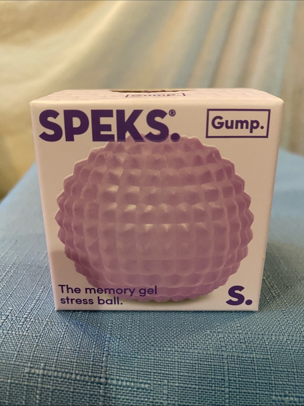 SPEKS Gump Purple Memory Gel Stress Ball - Kids Plush Stress Toy